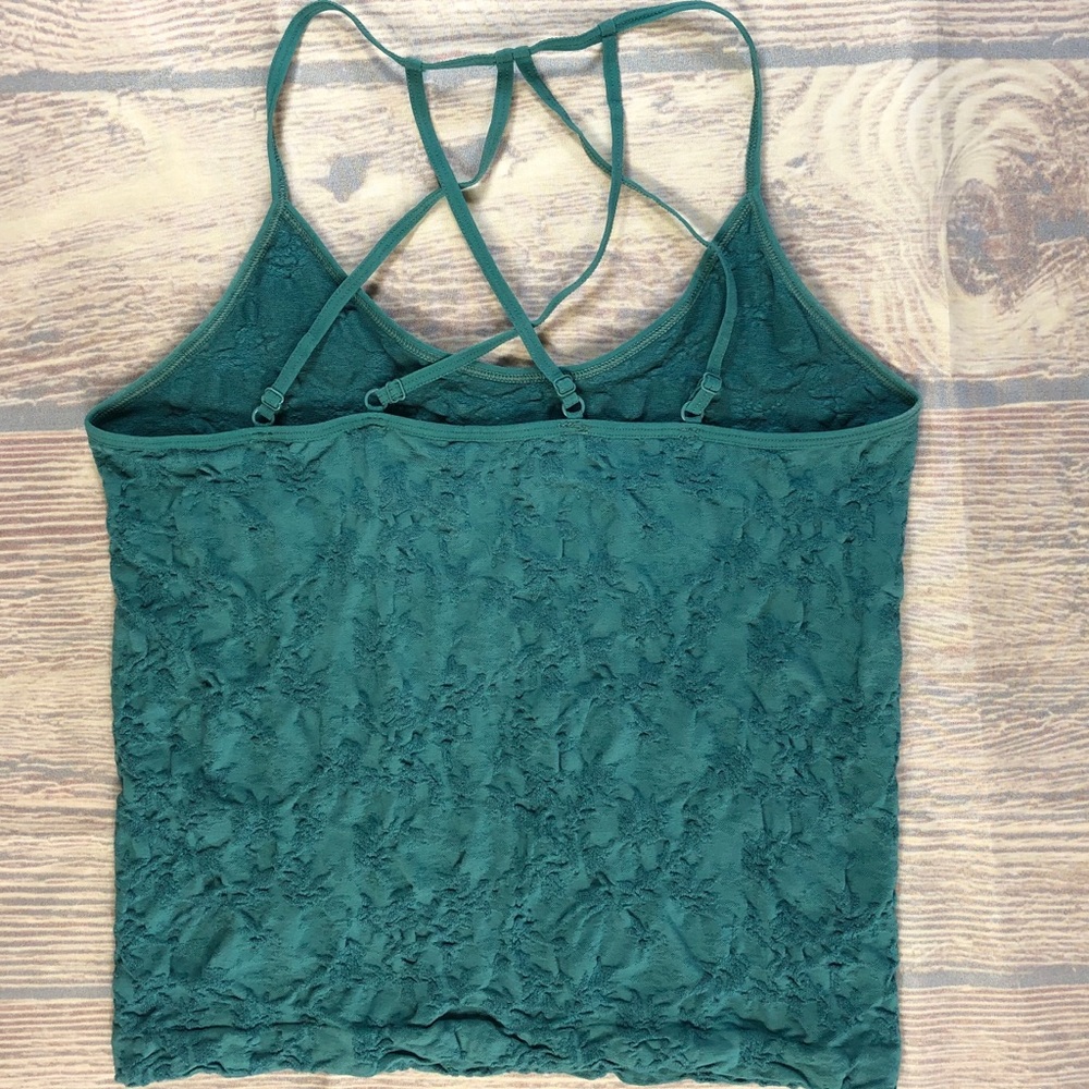 Anthropologie Teal Green Camisole Size Medium - Picture 9 of 10